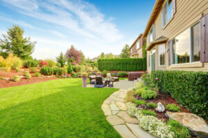 pavers & natural stone walkway installation